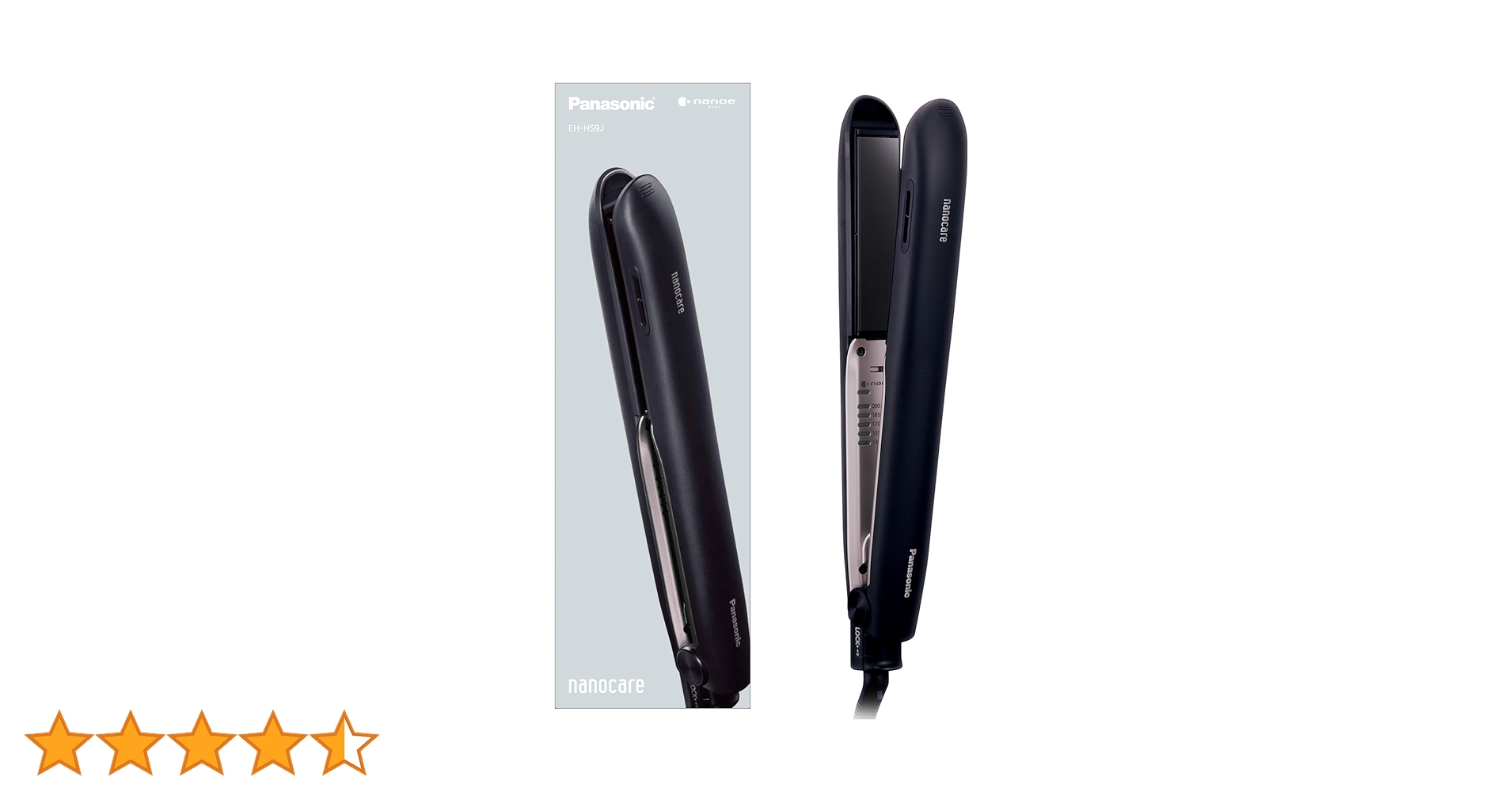 Amazon.co.jp: Panasonic EH-HS9J-K Hair Iron, For Straightening